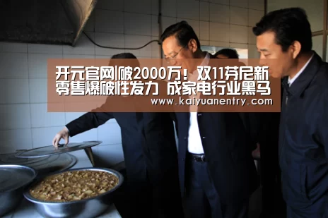 开元官网|破2000万!双11芬尼新零售爆破性发力 成家电行业黑马!(图1) 开元比分
